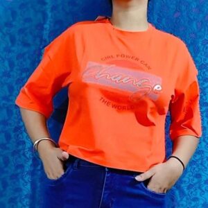 YW CROP OVER OVER SIZE T-SHIRT 8850